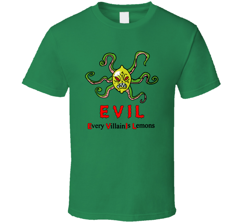 Every Villain Is Lemons Evil Sponge Bob Funny Cartoon T Shirt Every Villain Is Lemons Evil Sponge Bob Funny Cartoon T Shirt