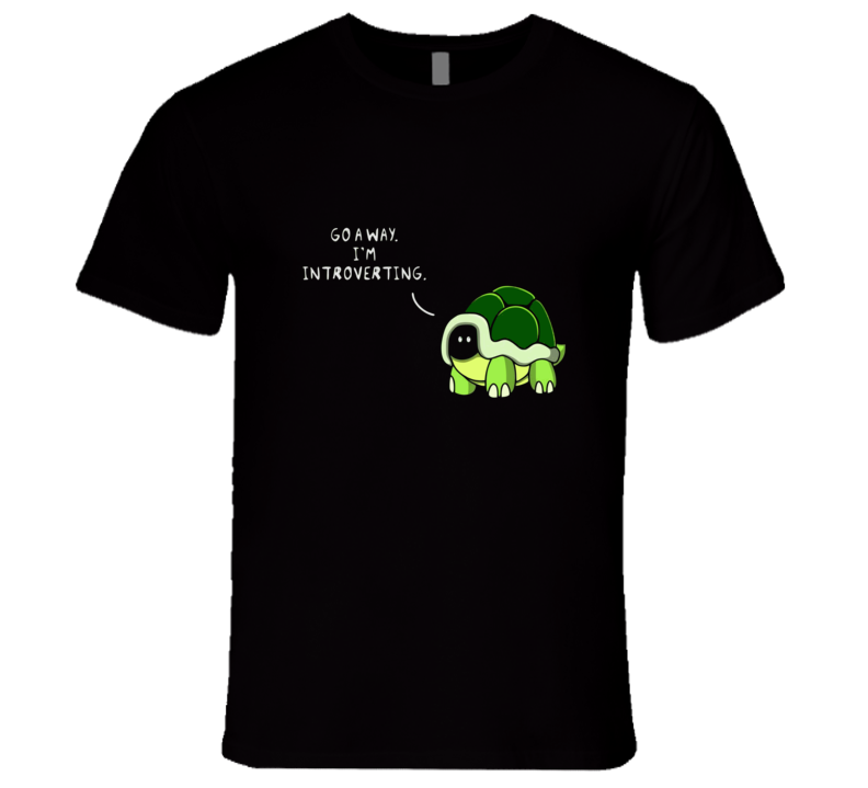 Introvert Turtle T Shirt