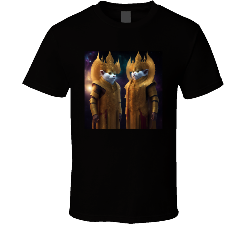 Scary Cats In Outer Space T Shirt