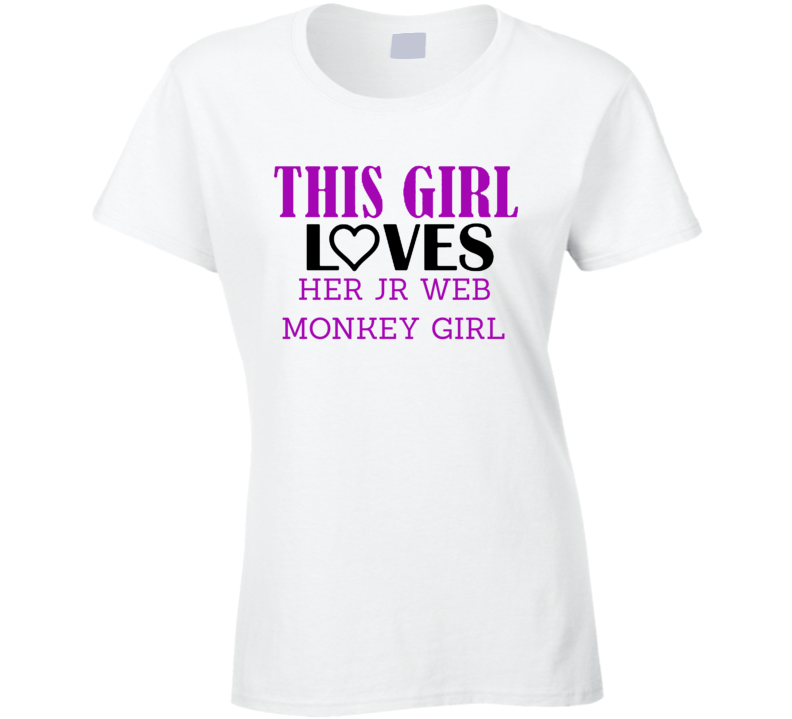 Jr Web Monkey Girl This Girl Loves Her Job Fun T Shirt