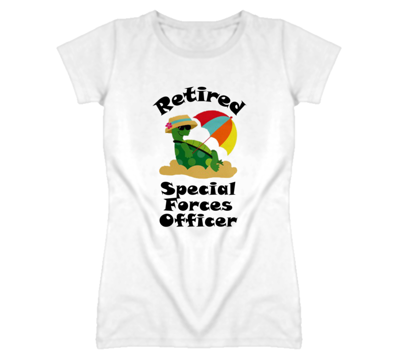 Retired Special Forces Officer Funny Job T Shirt
