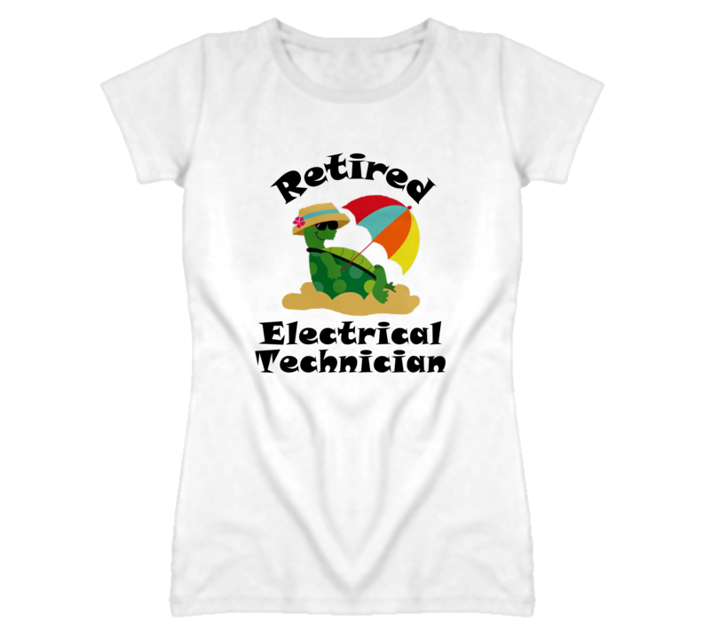 Retired Electrical Technician Funny Job T Shirt