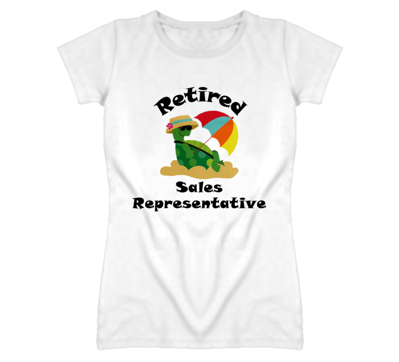 Retired Sales Representative Funny Job T Shirt