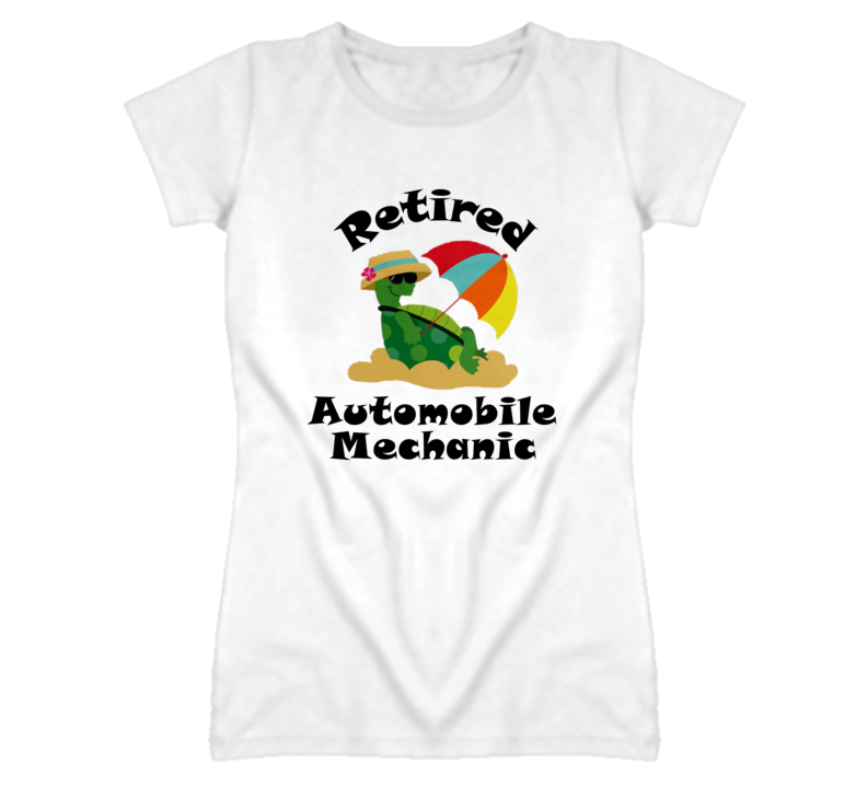 Retired Automobile Mechanic Funny Job T Shirt