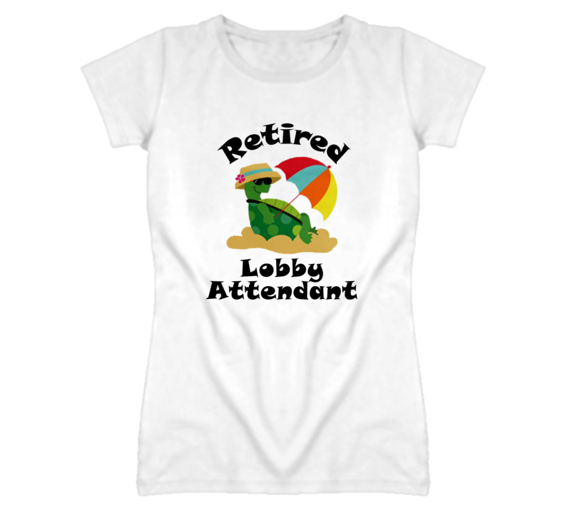 Retired Lobby Attendant Funny Job T Shirt