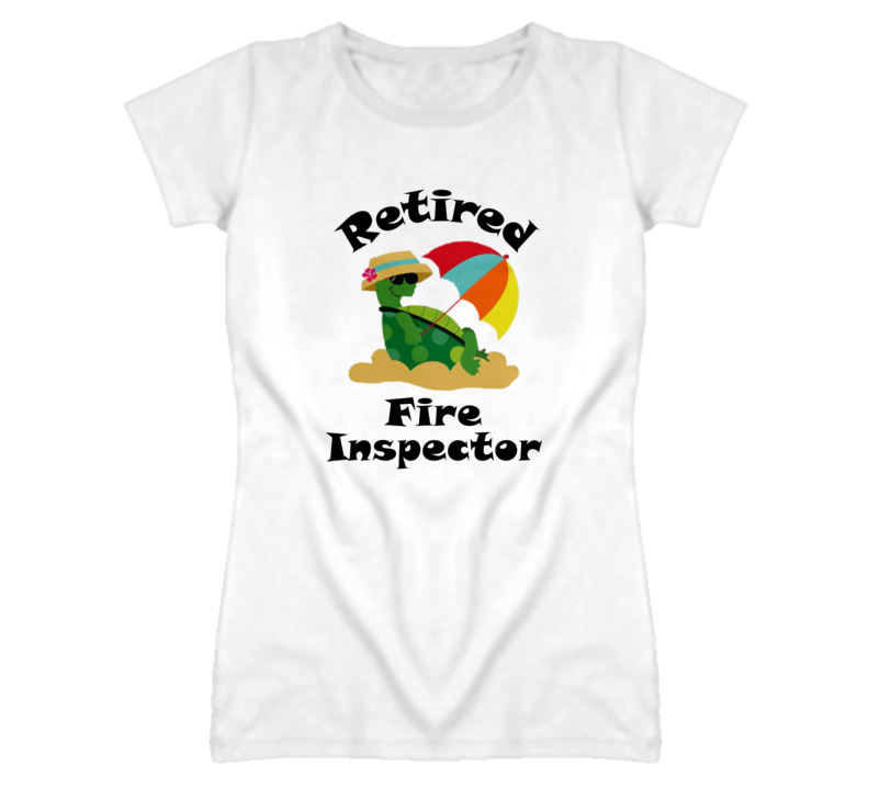 Retired Fire Inspector Funny Job T Shirt