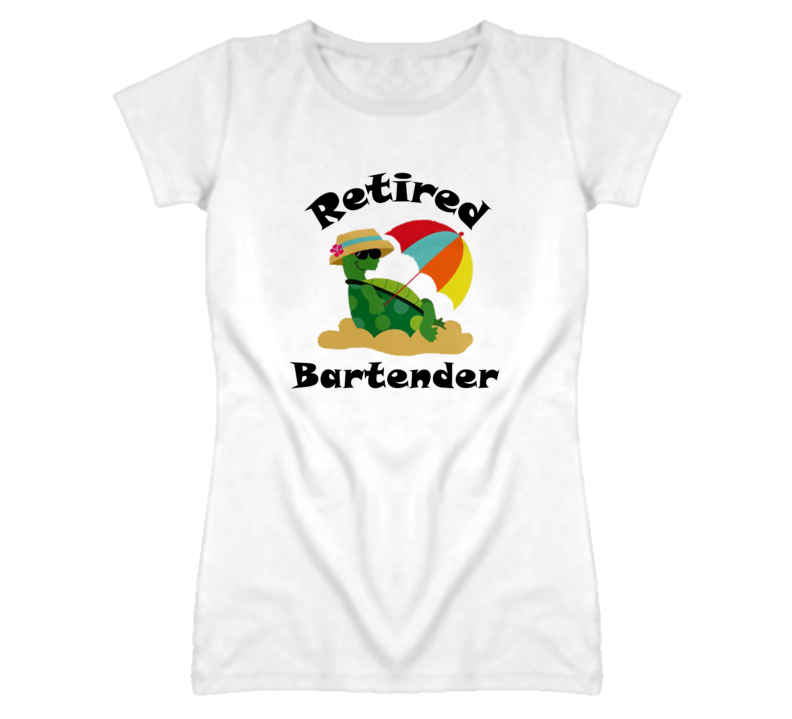 Retired Bartender Funny Job T Shirt