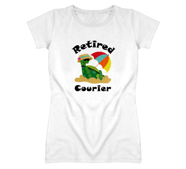 Retired Courier Funny Job T Shirt