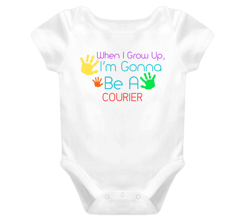 I Am Gonna Be A Courier  Cute Baby One Piece