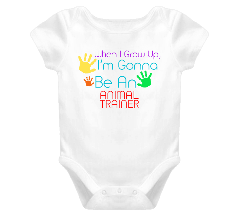 I Am Gonna Be An Animal Trainer Cute Baby One Piece