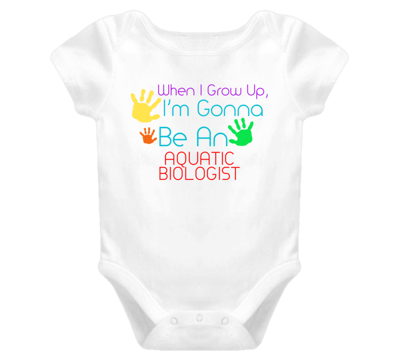 I Am Gonna Be An Aquatic Biologist Cute Baby One Piece