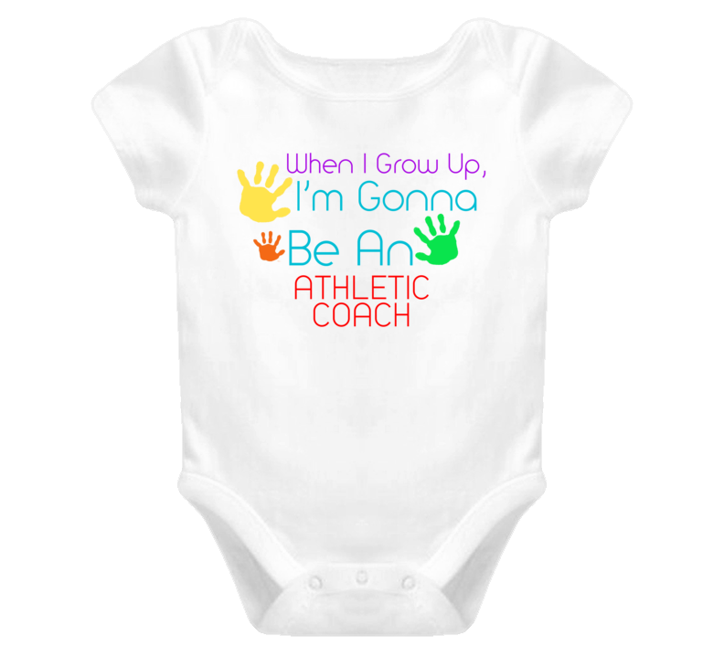 I Am Gonna Be An Athletic Coach Cute Baby One Piece