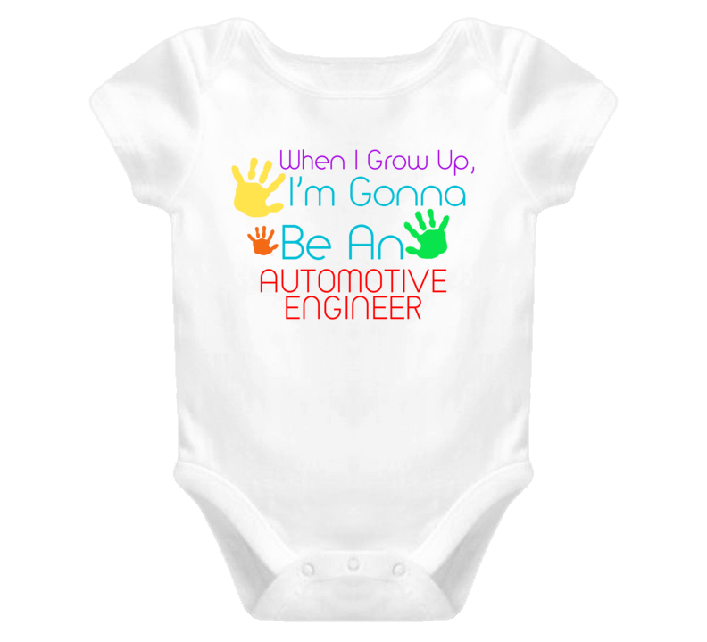 I Am Gonna Be An Automotive Engineer Cute Baby One Piece