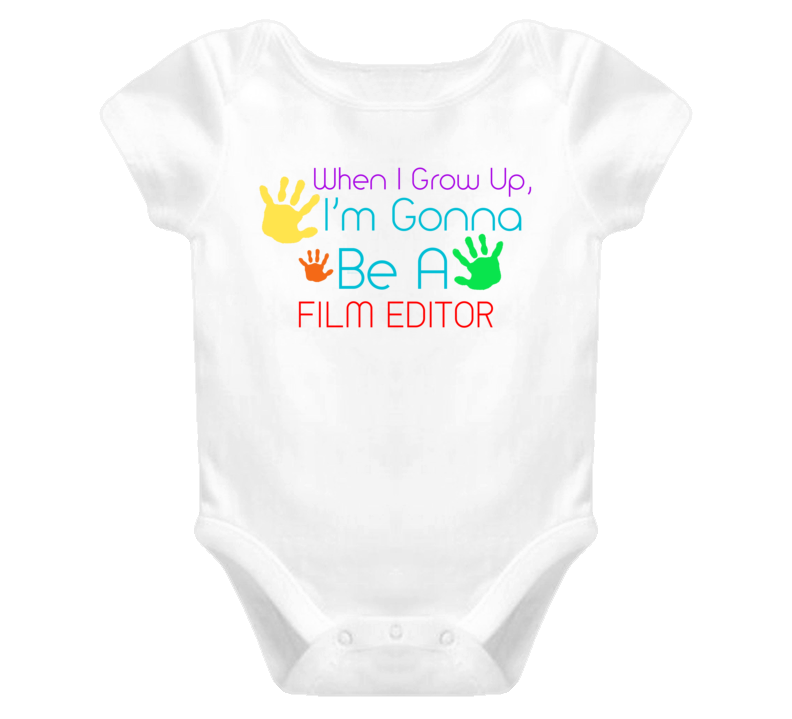 I Am Gonna Be A Film Editor Cute Baby One Piece