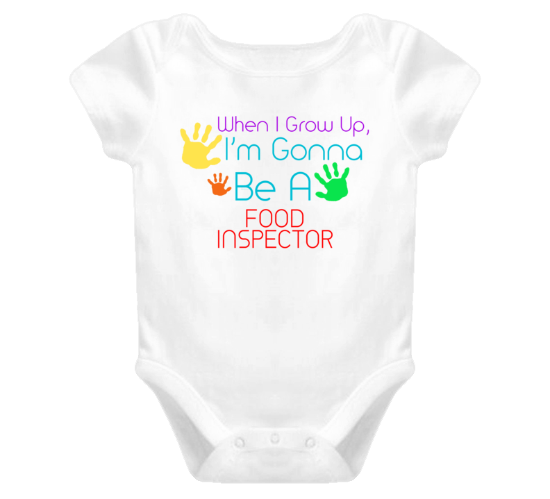 I Am Gonna Be A Food Inspector Cute Baby One Piece