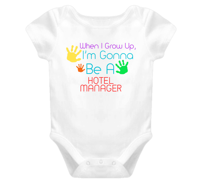 I Am Gonna Be A Hotel Manager Cute Baby One Piece