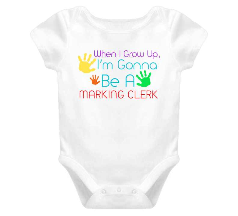 I Am Gonna Be A Marking Clerk Cute Baby One Piece