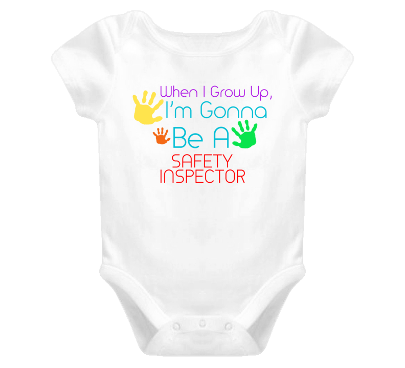 I Am Gonna Be A Safety Inspector Cute Baby One Piece