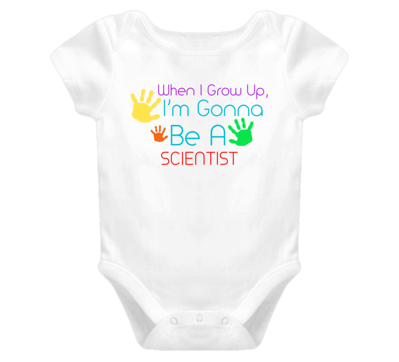 I Am Gonna Be A Scientist  Cute Baby One Piece