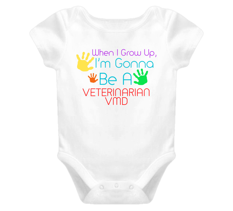 I Am Gonna Be A Veterinarian Vmd Cute Baby One Piece