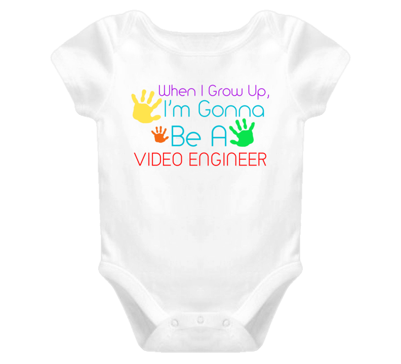 I Am Gonna Be A Video Engineer Cute Baby One Piece