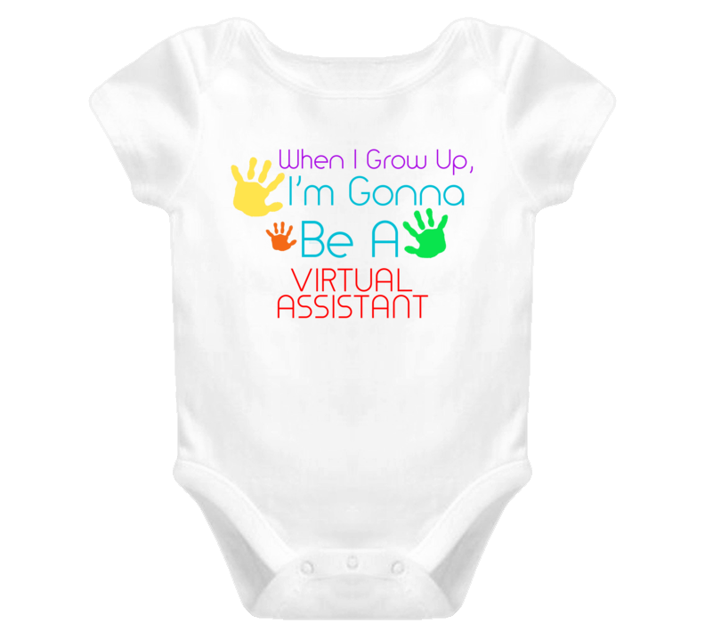 I Am Gonna Be A Virtual Assistant Cute Baby One Piece