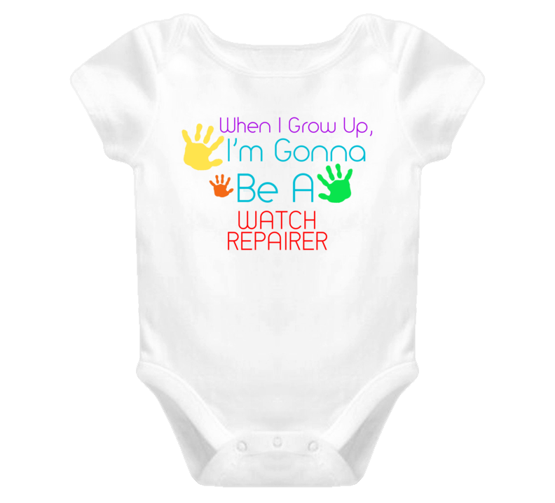 I Am Gonna Be A Watch Repairer Cute Baby One Piece