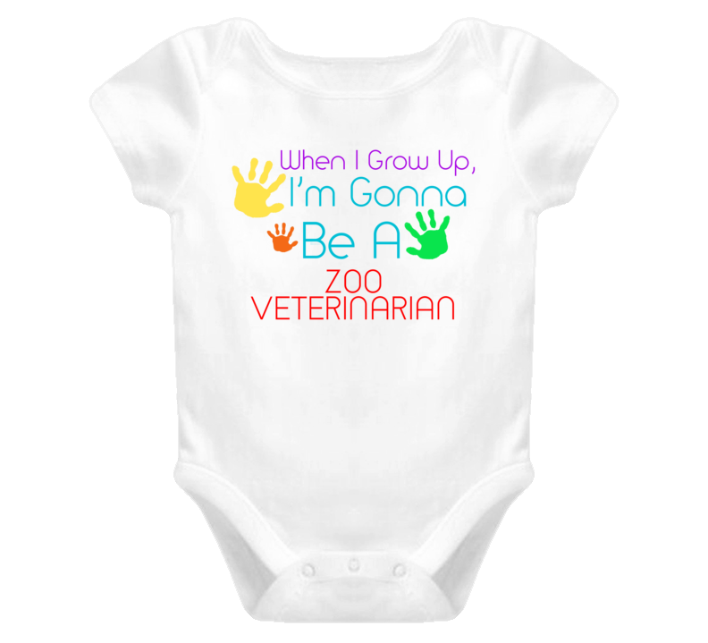 I Am Gonna Be A Zoo Veterinarian Cute Baby One Piece