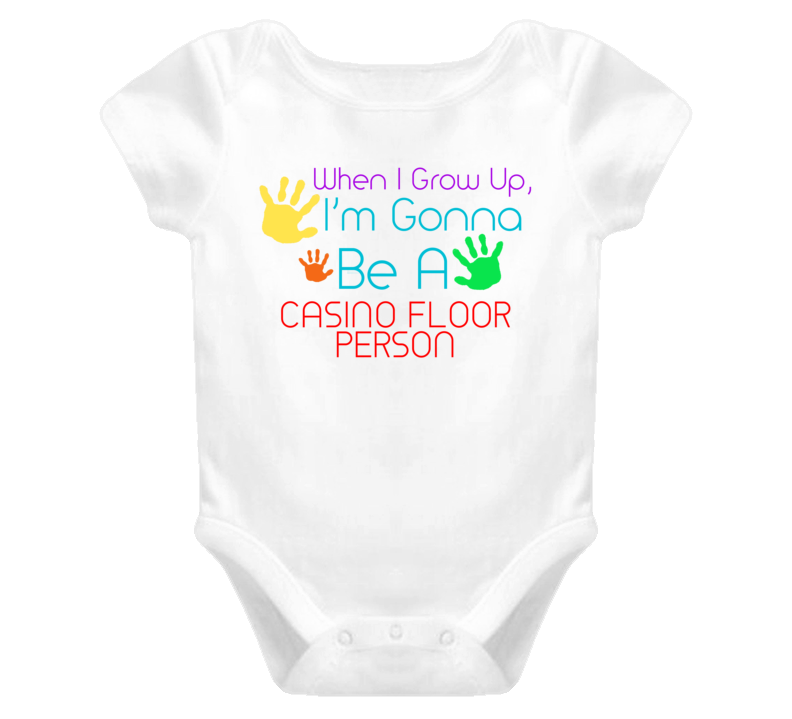 I Am Gonna Be A Casino Floor Person Cute Baby One Piece