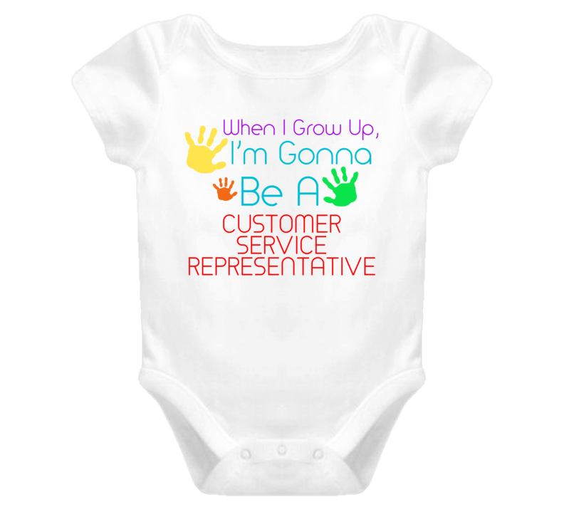 I Am Gonna Be A Customer Service Representative Cute Baby One Piece