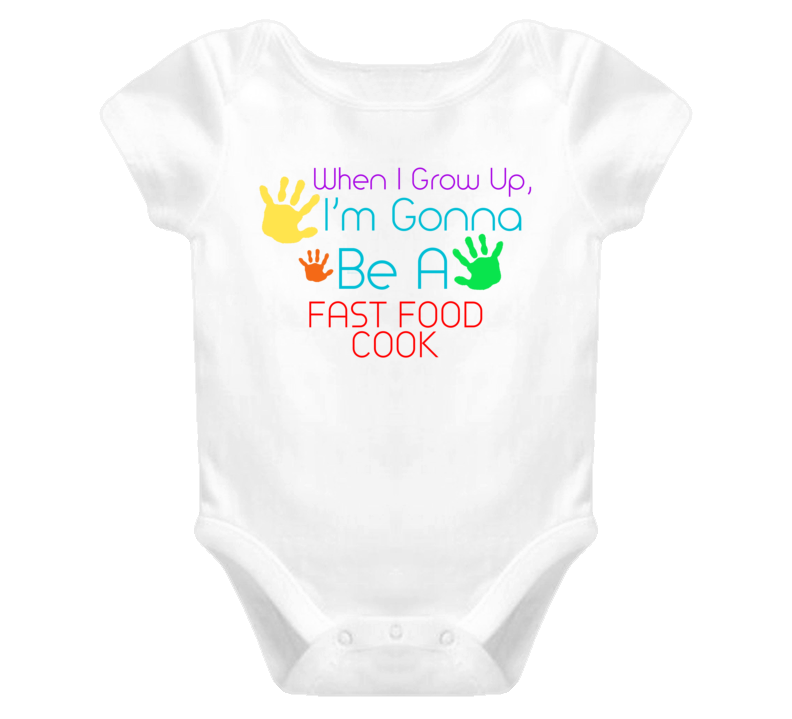 I Am Gonna Be A Fast Food Cook Cute Baby One Piece