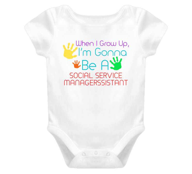 I Am Gonna Be A Social Service Managerssistant Cute Baby One Piece