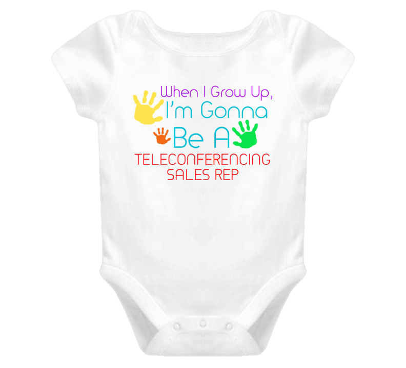I Am Gonna Be A Teleconferencing Sales Rep Cute Baby One Piece