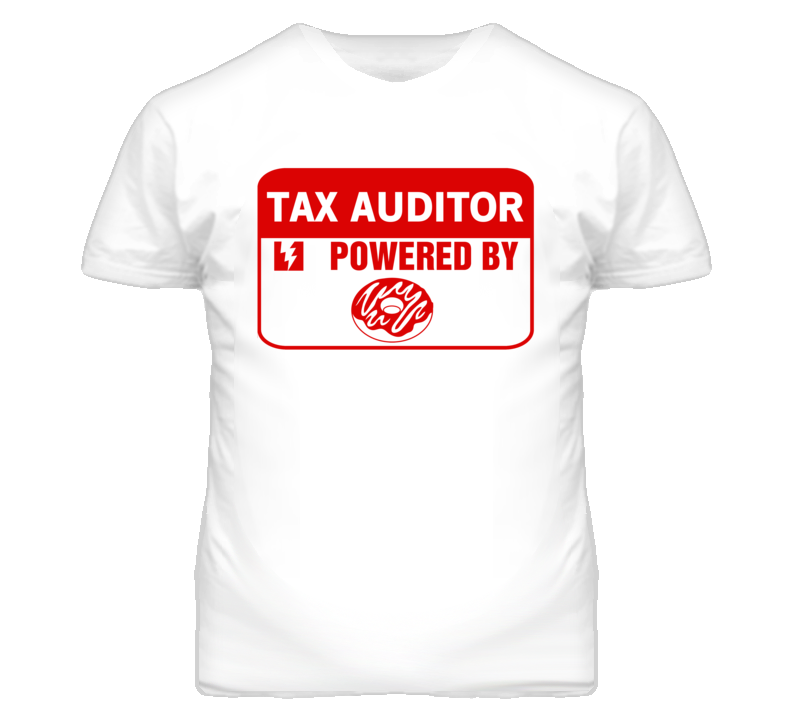 Tax Auditor Fueled By Donuts Occupation T Shirt