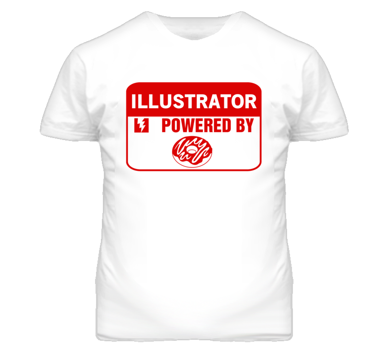 Illustrator Fueled By Donuts Occupation T Shirt