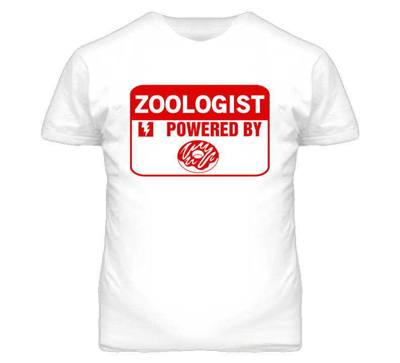 Zoologist Fueled By Donuts Occupation T Shirt