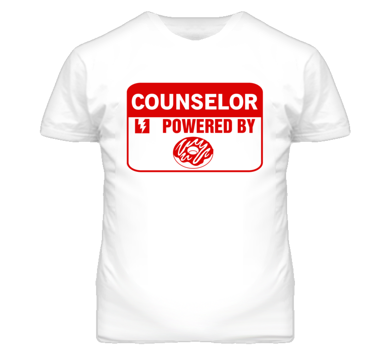 Counselor Fueled By Donuts Occupation T Shirt