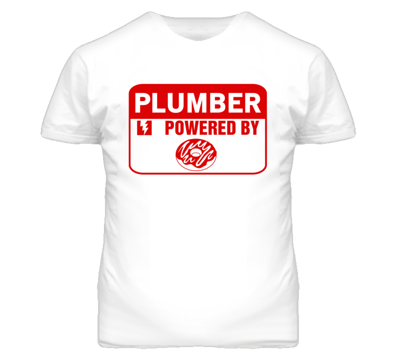Plumber Fueled By Donuts Occupation T Shirt Plumber Fueled By Donuts Occupation T Shirt