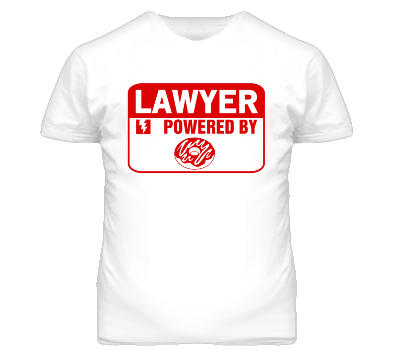 Lawyer Fueled By Donuts Occupation T Shirt Lawyer Fueled By Donuts Occupation T Shirt