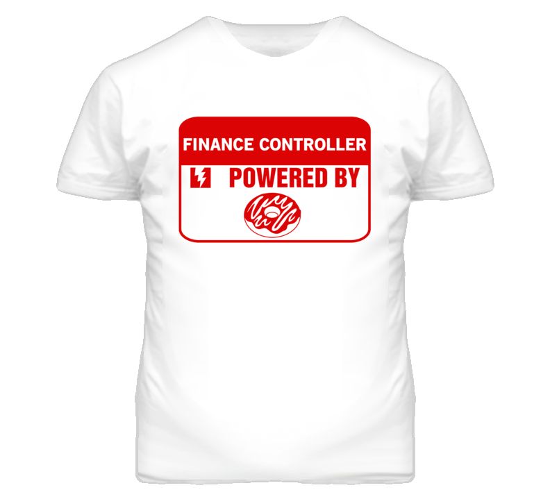 Finance Controllers Fueled by Donuts Occupations T Shirt