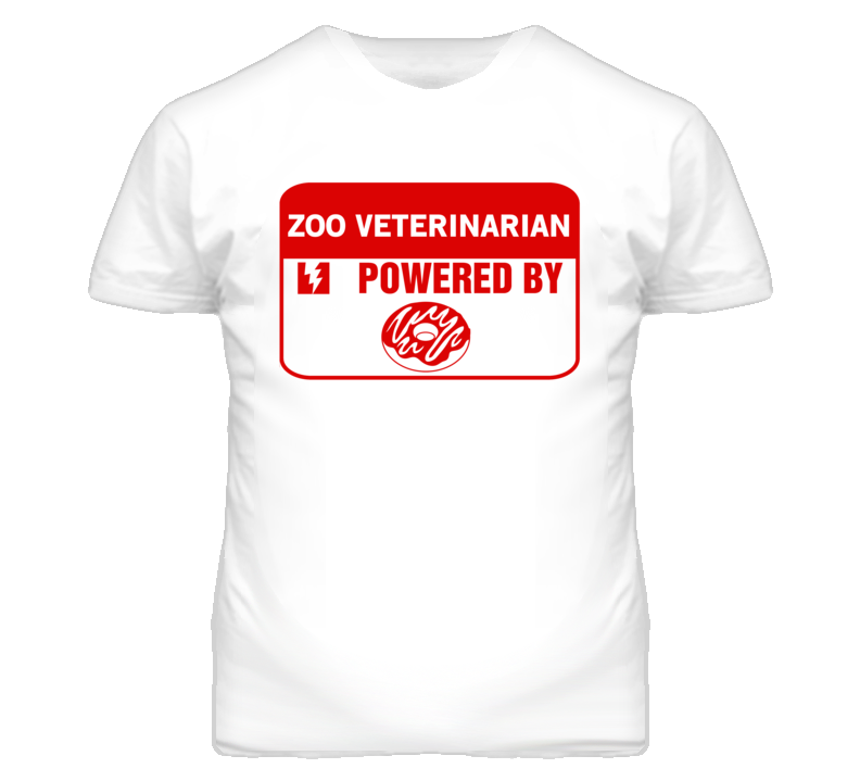 Zoo Veterinarians Fueled by Donuts Occupations T Shirt