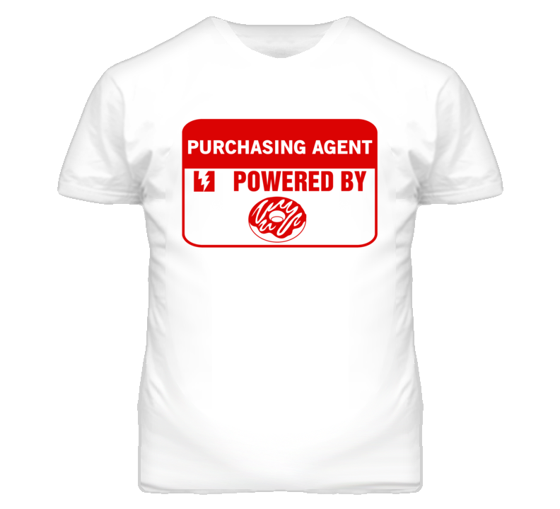 Purchasing Agents Fueled by Donuts Occupations T Shirt