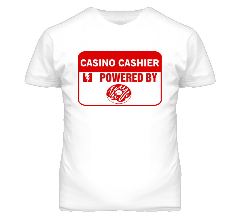 Casino Cashiers Fueled by Donuts Occupations T Shirt