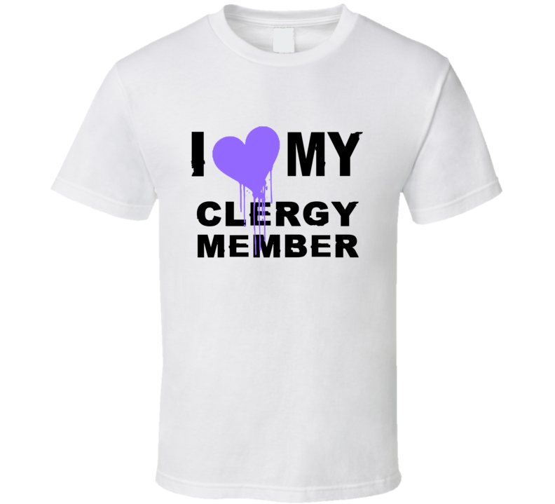 Clergy Member I Heart My Occupation T Shirts