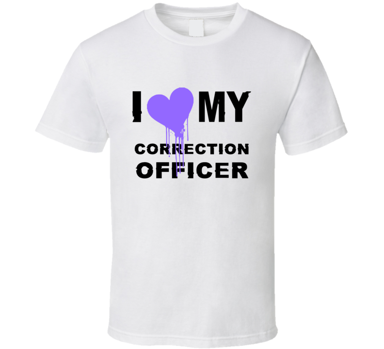 Correction Officer I Heart My Occupation T Shirts