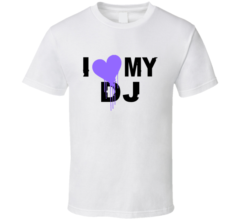 DJ I Heart My Occupation T Shirts
