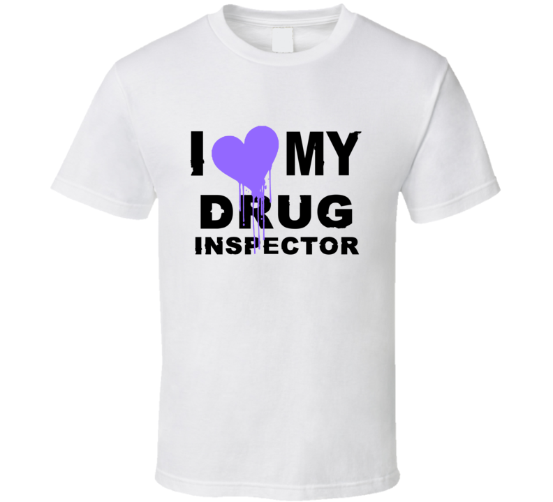 Drug Inspector I Heart My Occupation T Shirts