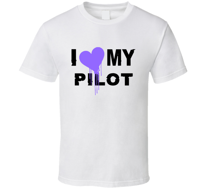 Pilot I Heart My Occupation T Shirts