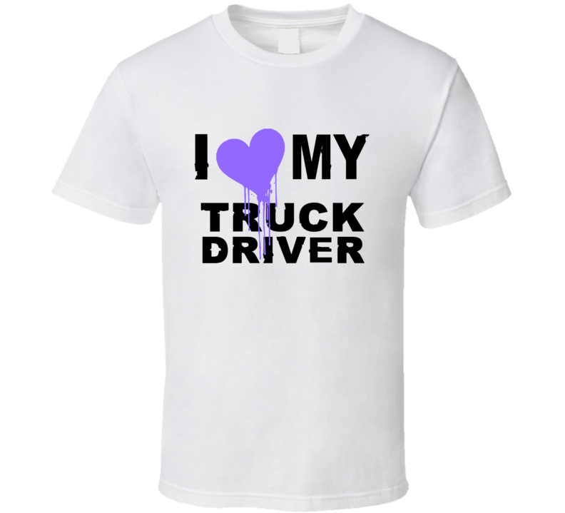 Truck Driver I Heart My Occupation T Shirts