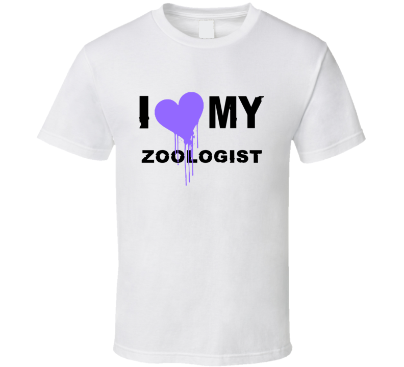 Zoologist I Heart My Occupation T Shirts